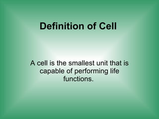 Cell structure function[1] | PPT