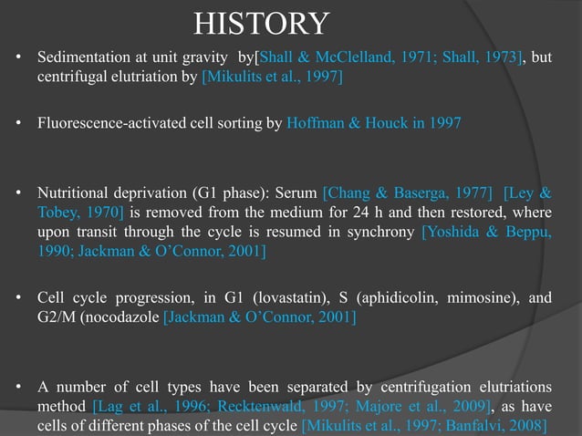 Cell synchronization, animal cell culture | PPTX
