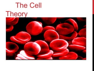The Cell
Theory
 