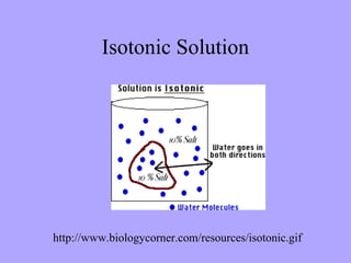 Isotonic Solution




http://www.biologycorner.com/resources/isotonic.gif
 