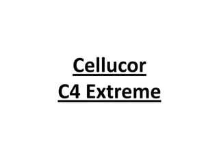 Cellucor
C4 Extreme
 