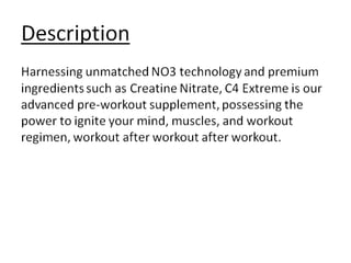 Cellucor c4 extreme review