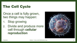 CELLULAR-REPRODUCTION/ MENDELIAN GENETICS | PPTX