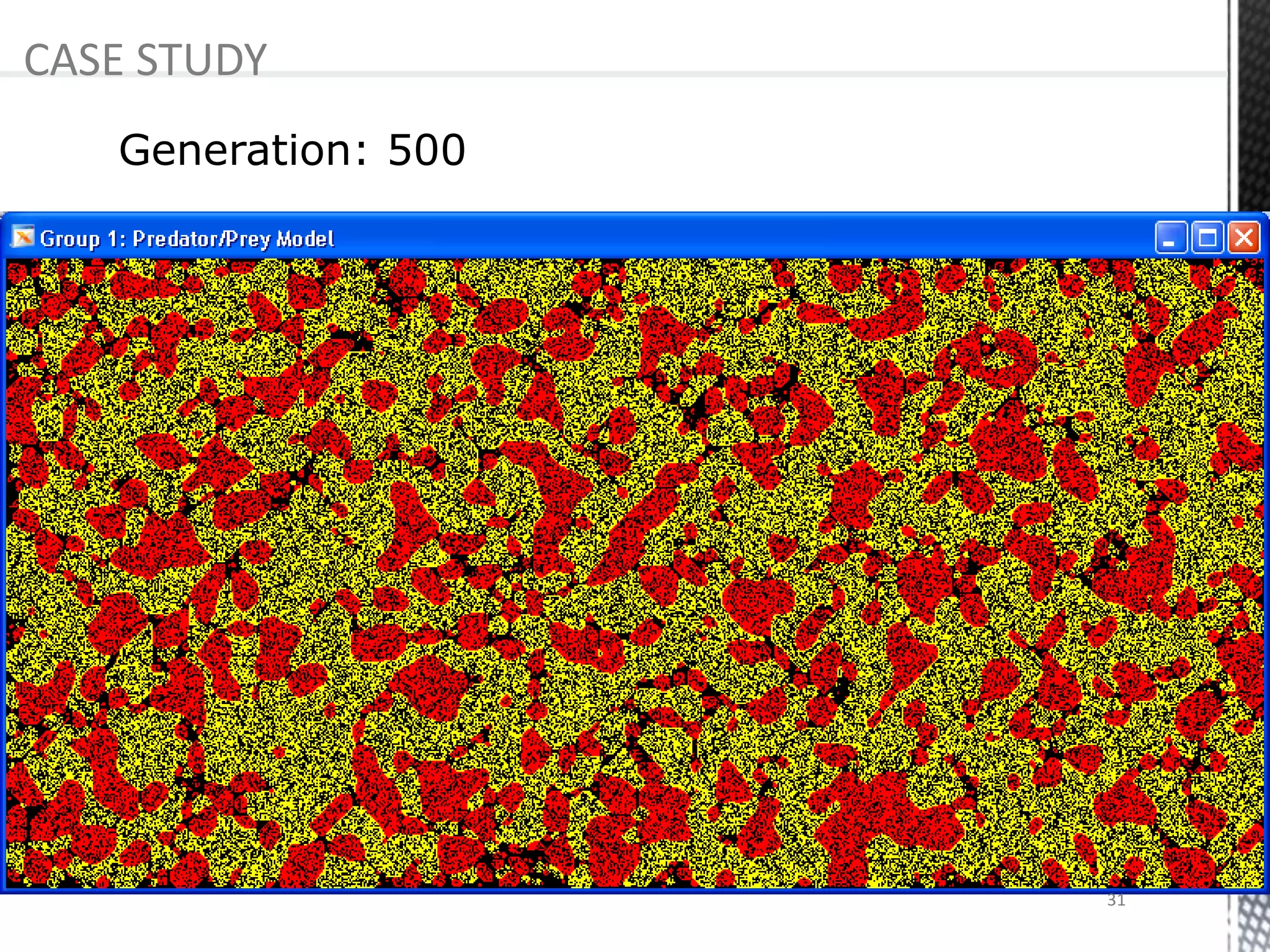 Generation: 500
CASE STUDY
31
 