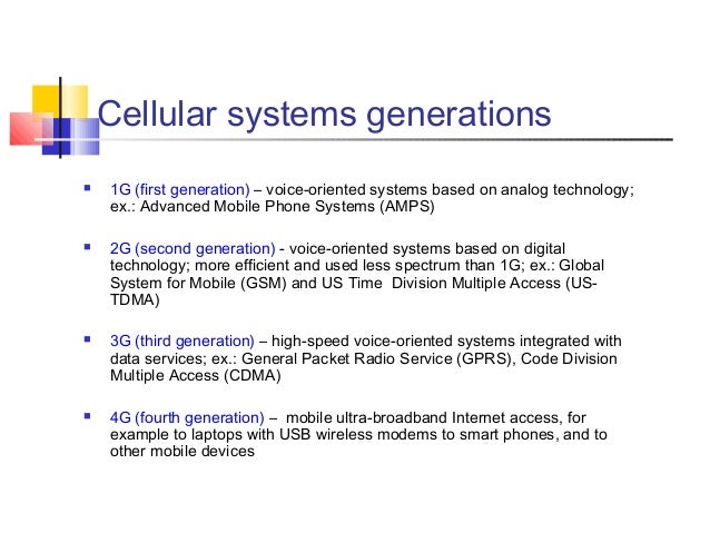 Cellular communication