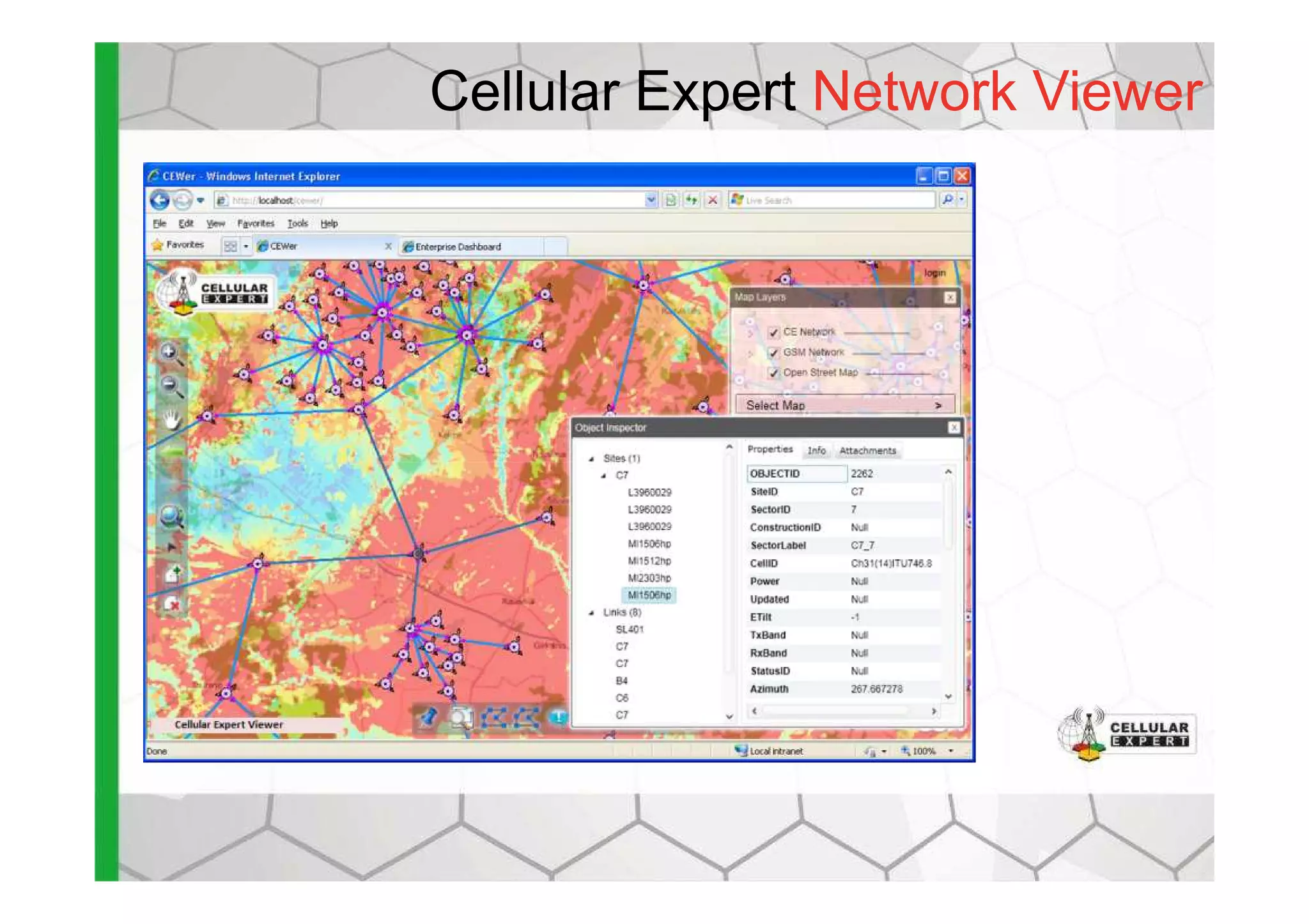 Cellular Expert Network Viewer
 