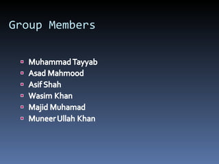 Group Members 