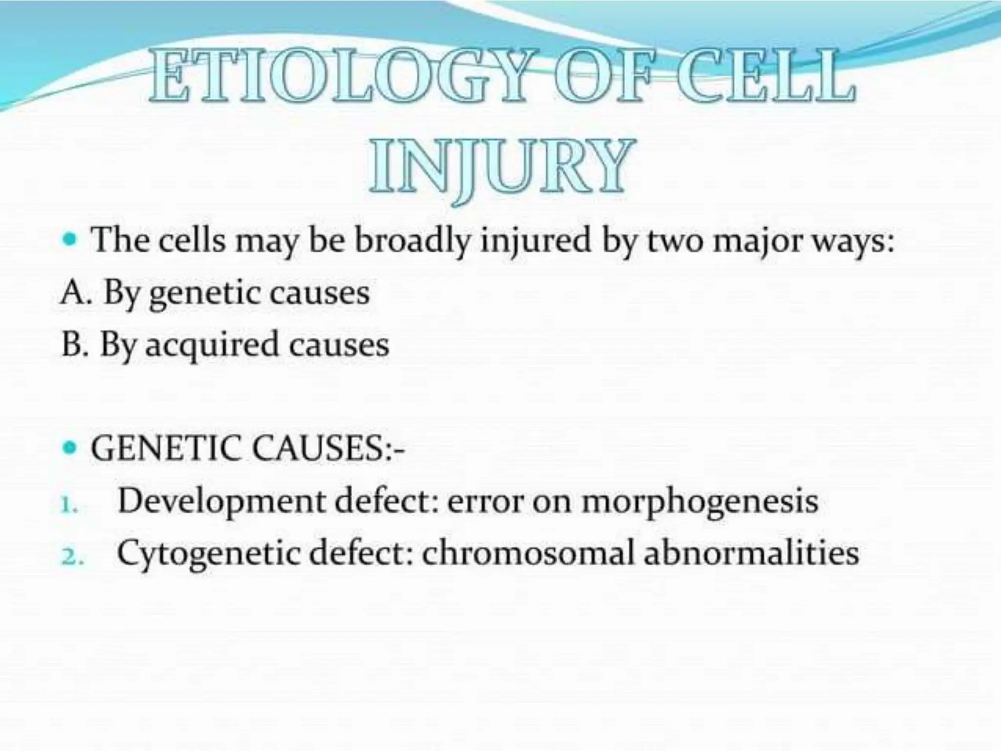 Cellular Injury and cellular adaptations | PPTX