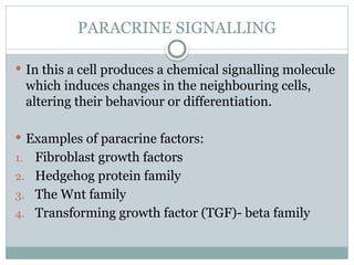 Induction and cellular interaction.pptx for graduate students | PPTX