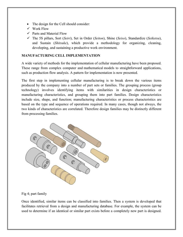 Cellular manufacturing | PDF