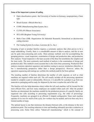 Cellular manufacturing | PDF