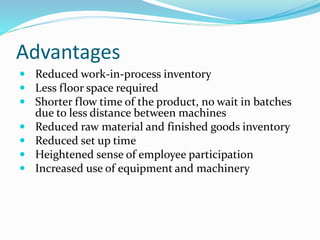 Cellular manufacturing