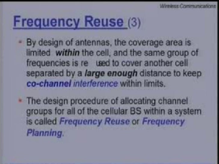 cellular network the maximum size of a cell is limited by