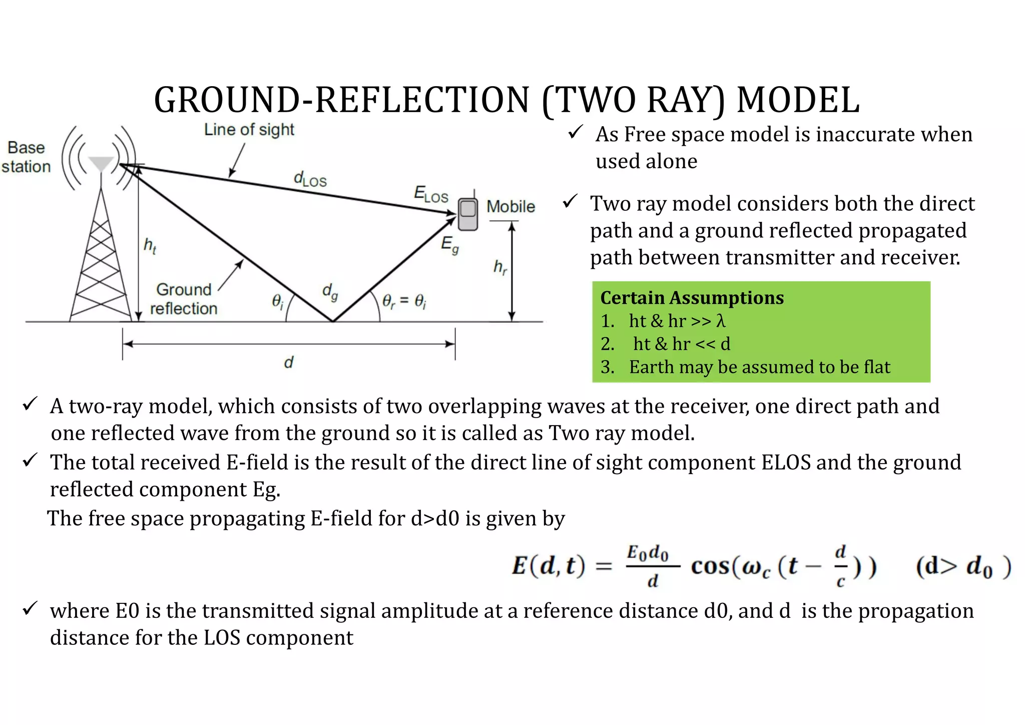 Cellular Network -Ground Reflectio (Two Ray) Model.pdf