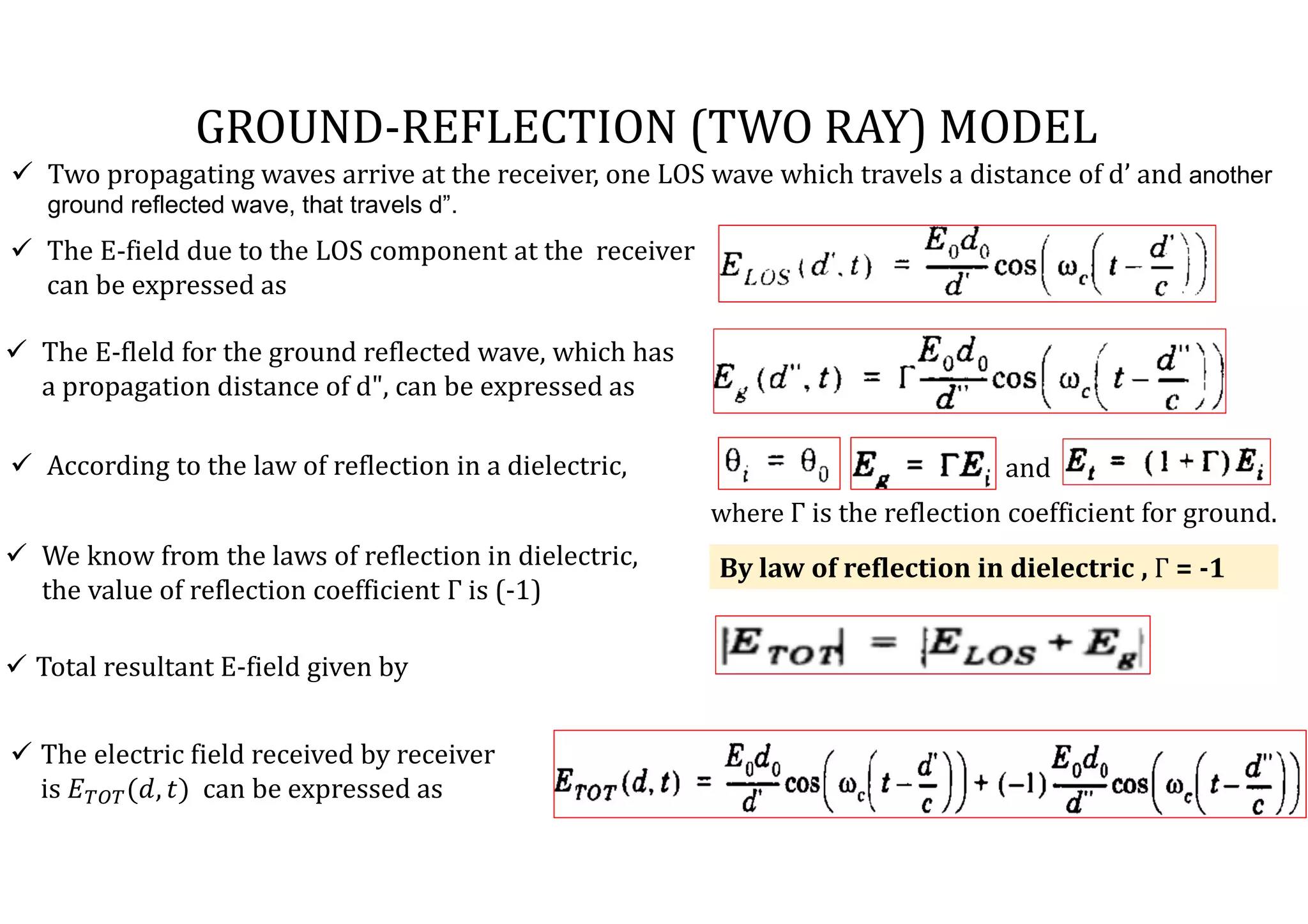 Cellular Network -Ground Reflectio (Two Ray) Model.pdf