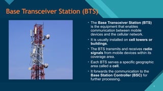 Comprehensive Overview of Cellular Network Components and Functions | PPTX