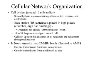 cellular Networks in mobile communication ppt | PPT