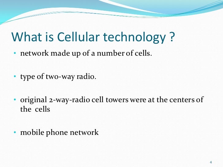 Cellular technologies and security