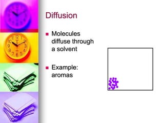Osmosis and Diffusion | PPTX