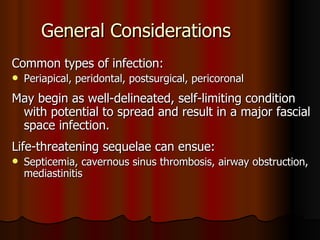 spread of oral infections Slide 19