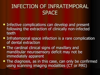 Mri Infected Tooth spread of oral infections | PPT