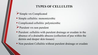 CELLULITIS 1.1.pptx presentation slides. | PPTX