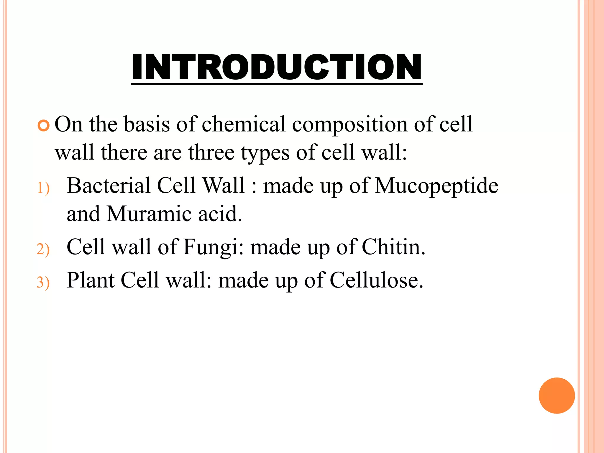 Cell wall structure and function | PPTX | Biological Sciences | Science