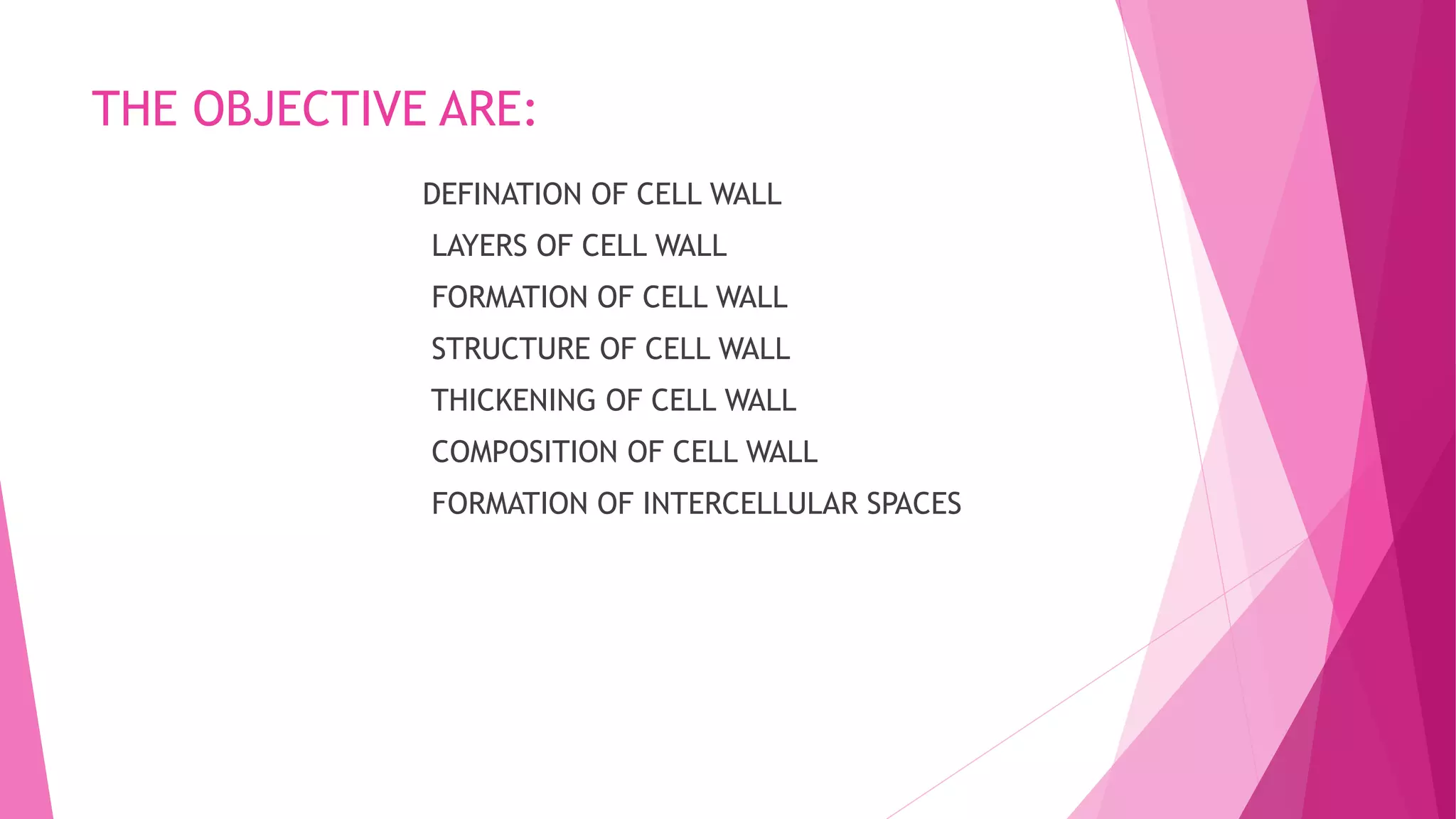Cell wall | structure composition and Functions | PPTX
