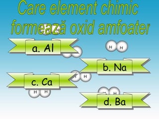 аа.. AAll 
bb.. NNaa 
cc.. CCaa 
dd.. BBaa 
 