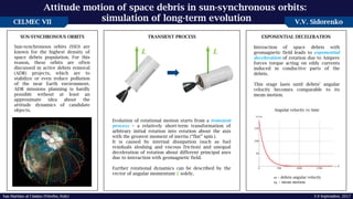 Long-Term Simulation of Space Debris Attitude Dynamics in Sun ...