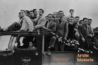 Arxiu
històric
Camió de la Festa Major, Col·lecció
d'imatges Ajuntament de Quart.
Autor desconegut. Quart, 1940
27
26
 