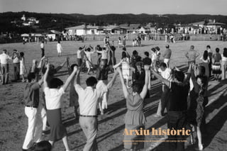 29
28
Arxiu històric
Ballada de sardanes en la inauguració del camp de futbol.
Juliol de 1981
 