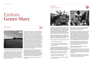 13
12
Entitats
Gener-Març
INFORMACIÓ / Entitats
AFA Nou de Quart
info@afanoudequart.cat
1ª Caminada i arrossada popular de l’AFA Nou de Quart
El 14 de maig l’Associació de Famílies d’Alumnes de
l’Escola 9d4t va celebrar la primera caminada i arros-
sada popular coincidint amb el dia de les famílies. La
iniciativa va sortir per tal que les famílies de l’escola
poguessin trobar-se fent una activitat lúdica, en un
entorn natural proper a l’escola que ens oferís l'opor-
tunitat de crear vincles, conèixer-nos més, descobrir
també l’entorn i fer poble.
L’esdeveniment va ser un èxit, vam comptar amb la
participació de 175 persones, entre adults i infants.
Vam iniciar el dia trobant-nos a l’escola 9d4t i abans
de començar a caminar vam repartir una poma a
cada participant. La caminada va ser guiada per en
Carles Serra, pare de l’escola i membre de l’associació
excursionista del poble, que en diferents punts del
nostre recorregut ens va explicar curiositats de la his-
tòria que ens envolta. Vam sortir caminant direcció
Girona per la via verda i ens vam desviar per un camí
entre camps que porta fins a les antigues granges.
Després d’una breu explicació vam continuar agafant
el camí de la dreta que ens porta de baixada fins al
riu Onyar. Vam vorejar el riu cap a l’oest, en direcció
Fornells fins a trobar-nos el camí que ens va portar
ja de tornada, passant pel bosc de Can Ferriol que
els infants de l’escola coneixen tan bé, baixant per la
zona esportiva fins arribar al local social, punt final
de la nostra primera caminada.
A l’arribada, els infants van rebre un petit obsequi, una
medalla feta de suro, i ja vam començar a parar tau-
les per menjar un arròs de verdures boníssim que els
cuiners del Pebre Roig van preparar. Vam compartir una
bona estona tots junts, amb música i bar a càrrec de les
famílies de 6è de l’escola que van aprofitar l’avinentesa
per poder recaptar diners pel viatge de final de curs.
En definitiva, un dia rodó que esperem repetir de nou
el curs vinent.
AFA La Baldufa
afabaldufaquart@gmail.com
afabaldufa.wordpress.com
L’AFA de la Llar d’infants de la Baldufa fa 2 anys que es va
constituir amb la voluntat, per una banda, de crear vincle
entre les famílies, donant-los suport i organitzant tallers,
xerrades i activitats lúdiques. Per altra banda, coordinar-se
amb l’equip docent per tal d’ajudar a millorar i incre-
mentar el material i recursos de l’escola bressol. I tot això
sempre amb l’objectiu principal del benestar dels infants.
Aquest curs 2022-2023 els infants han pogut viure la
normalitat tan desitjada després de la pandèmia i com
a famílies hem pogut gaudir de moments molt especials
compartint-los amb amb els/les més petits/es.
Hem fet dues sortides en família amb la temàtica del Tren:
• A Fornells vam gaudir dels trenets
• En el tren Pinxo de Banyoles vam compartir les
cançons mentre fèiem la visita amb el tren i poste-
riorment un pícnic.
Amés de les xerrades organitzades per la mateixa AFA,
hem pogutcrear xarxa ambles altres dues associacions de
famílies de les escoles delpoble, d’aquesta manera ens hem
enriquitcompartintles diferents opinions i inquietuds.
Sant Jordi també és un moment molt especial per a
nosaltres ja que l’AFA organitza dues activitats:
• Amb l’’associació de teatre QArt i Acció els infants
gaudeixen de la Llegenda teatralitzada.
• A la tarda es munta una parada de llibres reutilitzats,
berenar i activitats.
Aquest any l’AFA ha iniciat conjuntament amb l’equip
docent de la Llar i amb els tècnics de l’Ajuntament, el
projecte El pati com a espai educatiu.
El projecte rau en la voluntat d’innovar en l’espai exterior
de la llar d’infants ja que s’observen algunes mancances
a nivell de material, així com la necessitat de realitzar
alguns arranjaments a nivell d'infraestructures per tal de
millorar-ne la qualitat i naturalitzar l’espai. La finalitat és
que l’espai exterior sigui una extensió de l’aula, i per això
cal dotar-la amb un sentit educatiu i pedagògic coherent
amb l’ideari del centre, la concepció d’escola i d’infant.
En resum, el projecte vol potenciar les oportunitats edu-
catives i pedagògiques que ens brinda l’espai exterior.
Després de diferents reunions a tres bandes, l’AFA ha
iniciat la compra d’una cuineta de fusta per exterior
que està instal·lada al pati i tots els infants podran co-
mençar a utilitzar aquest juliol.
Esperem que aquest sigui el primer pilar d’un gran
espai natural i educatiu a la Llar.
Finalment volem aprofitar per agrair a totes les famílies
la confiança dipositada en l’Associació i fem una crida a
les famílies del nou curs perquè es facin sòcies amb una
quota prou accessible per a tothom i on els beneficiaris
són els infants.
Que tingueu unes molt bones vacances i gaudiu molt
d’estar amb els/les més petits/es de casa! Ens veiem al
setembre amb les piles ben carregades!
 