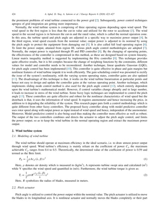 Effcacious pitch angle control of variable-speed wind turbine using ...