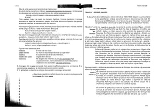 Letersi Teksti clrarnatik
251
Subjekti
dhe
struktura
Figura e
mbretit Lir
Sikur te ishte egoistai do ta kishte kryer hakmarrjen
dhe do te kishte marre fronin.Mirepo Hamleti eshte mendimtar dhe humanist, i cili brengoset
dhe kujdeset per lumturine e pergjithshme dhe ndihet pergjegjes per te:
“ Kjo bote u shthurlO prapesi, o dreq, qe une paskam lindur te
te ndreq!"
Folja (paskam lindur) qe jepet ne menyren habitore, thirroret, perdorimi i emrave
abstrakte qe jepet ne konotacion negativ, dhe fjalite thirrmore shprehin nje gjendje
tensioni te Hamletit, ku perzihet mllefi me besimin.
Pavaresisht nga pesimizmi i thelle, Hamleti perseri beson ne forcen e individit. Hamleti
eshte quajtur zedhenes i ideve humaniste te Shekspirit:
Se, kush duron perbuzjen dhe kamgikn’e botes...
Zullumn’e shtypesit, perdhunen e krenarit...
Ne kete monolog personazhi i Hamletit del i mbushur me mllef e inat me teper kunder
padrejtesive shoqerore, sesa atyre natyrore a personate.
Fjalet kyg qe shprehin keto padrejtesi pergjithesisht jane grupe emerore (formuar nga
emra ne kallezore dhe gjinore):
kamgikn'e botes; zullumn’e shtypesit, perdhunen e krenarit, lengimn’e
dashuris’; vonimn’e ligjes, gojegthurjen e zyrtarit,
Figurat me te perdorura jane:
kontrasti: te rrosh a te mos rrosh
pyetjet retorike: kur munt t’a lanje /hesapin fare me nje cope thike?
metafora: A te perballsh nje det te turbull helmesh...
metafore dhe epitet: shigjeta fati te terbuar
metonimia: Ne vargjet: Dhe shkelmet, qe gdo vlere zememiere/ Nga
te pavlershmit merr...kemi zevendesim te konkretes (njeriu i
virtytshem) me abstrakten (cdo vlere zememiere).
® Zemergjere del si epitet kompozite. Noli perdor mjaft kompozita emra e mbiemra, ® si
zemerdhembje, gojegthurur, te cilat koncentrojne mendimin poetik.
© Te gjitha keto se bashke ia shtojne dramacitetin monologut te Hamletit.
m Mjeshteria e perkthimitte Nolit duketdhe ne kete monolog qe eshte
here filozofik ® e here patetik.
UILLIAM SHEKSPIR
“Mbreti Lir” - SKEMA E ANALIZES
Te dhena Kete drame Shekspiri e shkroi rreth viteve 1603-1606.Subjekti i saj mbeshtetet
te nje gojedhene e keltgve, qe eshte shkruar e dokumentuar ne shek. XII.
Burimi prej te cilit Shekspiri e mori temen, ka qene “Historia e Holinshedit”,
nje permbledhje e kronikave te vjetra te Anglise, te Skotlandes e Irlandes.
“Mbreti Lir” eshte nje tragjedi me pese akte, ne qender te se ciles vendoset figura e mbretit
Lir, sikurse kuptohet dhe nga titulli, Ne hyrje te tragjedise, mbreti Lir, qe
ndihet i plakur, ua ndan pasurine dhe pushtetin dy vajzave te medha,
Reganes dhe Goneriles, pasi ato me fjalet e tyre lajkatare e binden per
dashurine e tyre. Ndersa vajzen e vogel ai e mallkon dhe e le pa gje, per
shkak se Kordelja nuk donte te shtirej si motrate saj.Pas ketij vendimi ngjarjetper mbretin
Lir marrin nje kthese tjeter. Dymotrat me te medha nuk e mbajne premtimin dhe e debojne
te atin naten neper stuhi. I debuar, mbreti kalon ne gmenduri dhe endet lart e poshte i
shoqeruar nga Loloja i tij besnik. Ate e ndihmon konti Kent, ndonese mbreti e deboi nga
Anglia per shkak se mbrojti Kordeljan. Kenti e gon Lirin te Kordelja, e cila kujdeset per te
dhe e ndihmon t’i kthehet arsyeja.
Edhe konti i Glosterit,njelloj si Liri, e largon birin e ndershem, Edgarin, dhe
beson te djali bastard e komplotues, Edmundi. Ky behet aleat me Reganen
dhe Gonerilen per te mbrojtur Angline kunder ushtrise franceze, te
mobilizuar nga Kordelja. Edmundi ia dorezon te atin Kornuollit, i cili i nxjerr
syte Glosterit, pastaj burgos Kordeljan dhe Lirin, por mundet ne beteje nga
Edgari. Xheloze per vemendjen romantike te Edmundit ndaj Reganes,
Gonerila e helmon motren e saj dhe pastaj kryen vetevrasje. Kordeljan e
varin, ndersa Liri, i thyer ne zemer, vdes me trupin e saj ne krahe.
Figura e mbretitLir kridhetne atmosferen historike te Rilindjes dhe cildsite e tij personale
marrin nje shpjegim historik.
Qe ne fillim te drames duket karakteri i dyfishte dhe kontradiktor i natyres se
Lirit, ku spikatin: despotizmi mizor me humanizmin e thelle, mendja plot
kureshtje, me cinizmin, pastertia shpirterore me dyshimin. Ne kete figure
Shekspiri nuk ka dhene vetem nje person me te meta individuate, po edhe
nje karakter qe eshte formuar nga ndikimi i raporteve te caktuara
shoqerore. Kete figure autori e ka paraqitur ne zhvillim e siper. Ne e
shohim tek ndryshon nen ndikimin e kushteve te jetes.
Ne moshe te plakur te Liri bie ne sy edhe me shume krenarine e tij e
semure, te cilit vetem me dinakeri mund t’ia fitosh zemren. Natyra e tij ka
ndikuar keq dhe ne edukimin e vajzave, gje qe e thekson dhe Shekspiri kur
thote per Reganen dhe Gonerilen se edhe ato vete jane prej brumit te
 