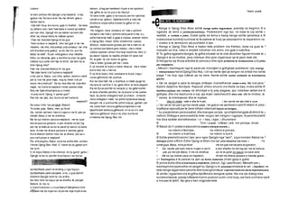 52
Teksti poetik
-eIKA KYC TE KOMENTIT
9
Kenga e Gjergj Elez Alise eshte kenge epike legjendare, prandaj ne tregimin © e
ngjarjes ze vend e jashtezakonshmja. Pavaresisht nga kjo, ne baze te saj eshte »
realiteti, e verteta e jetes. Duket qarte se tema e kesaj kenge eshte qendresa e ®
malesoreve kundrejt sulmeve te feudaleve te huaj qe perpiqeshin te depertonin ne
* malesi e te vendosnin aty pushtetin e tyre.
o Kenga e Gjergj Elez Alise e trajton kete problem me thellesi, duke na guar te e
mesazhi se liria, nderi e dinjiteti mbrohen me arme, me gjak e sakrifica.
® Te gjitha ngjarjete kenges,te gjitha situatat ne te cilat zbulohen figurat morale te 9
Gjergjit e te se motres, jane ndertuar dhe jane organizuar qe te japin kete ide.
® Kenga ka nje thurje artistike te persosur dhe ngre probleme te rendesishme e ® jetike
per shqiptarin.
s Misioni i trasheguar nga te paret per mbrojtjen e gjithgkaje autoktone i jep energji
• mbinjerezore heroitGjergj Elez Alia, i cili ka nente vjet qe lengon ne shtrat me nente
plage 9 ne trup nga lufterat qe ka bere. Nenta eshte numer simbolik ne krijimtarine
gojore.
« Qe ne vargjet e para te kenges shfaqen marredheniet moter-vella. Ato nuk jane °
thjesht detyrime familjare. Rapsodi shkon shume me thelle se kaq; motra eshte ®
bashkevuajtese me vellane ne dhimbjet e tij prej plageve; ajo i sherben vellait me ©
gjithgka, dhe me dashurine e saj; ajo kryen njekohesisht disa role: ate te motres, te
* nenes, te sherbyeses dhe te mjekes:
* Veq nii moter. nate e dite te kryet, i Ian varrat me ata lotet e syve,
e / Ian varrat me ujet e gurres nande vjege, i ter gjakun me ata floket e ballit © Vetem tri pika i
mjaftojne rapsoditper te bere lidhjen ndermjet hyrjes se kenges,
* ku prezantohen personazhet,dhe brenges se tyre, qe shtjellohetgjate zhvillimit te 9
rrefimit.Shfaqja e personazhitte trete na gon tek intrigimi i ngjarjes.Ai pershkruhet®
me disa epitete domethenese: / zi - i keq, i eger, i dhunshem
® Trim / prapte - luftetar i zoti, me pervoje, dinak
® Balozi do t’i preke malesoretne kodet e shenjta morale: e
ne nderin e familjes, ne nderin e prones,
® ne nderin e krahines ne nderin e burrit.
® Eshte pikerishtcenimi i tyre qe e ngre Gjergjin nga “varri”, sig e ironizon Balozi ne ^
dialogun para luftimit.Edhe Gjergj ia kthen me nje urim mbushur me ironi: v -Te
lumte goja, Baloz, mire po thue! me ke lype berrat para se gobanin,
a
Qe, nande vjet kam marre rrugen e varrit, e jam dredhe ne ket log per me te kallzue
* pak pa mbrijte Baloz, ti me ke dredhue. se ne te paret nii kanun na kane lane:
n Me ke lyp motren para se mejdanin, Armet me dhane perpara e mandej gjane...
»> Trashegimia e te pareve na vjen ne forme materiale (malli-gjeja e gjalle,
® prona-kulla) dhe si kod moral e shpirteror, (kanun, ligj i pashkruar).Mesazhi per ti
trashegimine jepetedhe ne vargjet ku Gjergji iu le amanetet shokeve te vet. o Dyluftimi ne
kete kenge legjendare pershkruhetduke gershetuar veprimet realeme ato te hiperbolizuara.
Ai eshte i ngjashem me te gjitha dyluftimete kengeve epike.Nis me nje dialog mes
kundershtareve;pastaj luftetaretmarrin pozicion sulmi smbi kuaj,nje here sulmete njerit
e me pas te tjetrit. Ajo gka e ben origjinale kete
Letersi
te kam pshtue vlla Gjergjin prejmejdanit, e baj
gjokun me flurue si era!- Sa me idhnim gika e
kishte marre:
-Q’je kah thue, bre burre, goja t’u thafte!... Se keta
sy njihere une i kam fale tates e nanes qe kalben
per nen dhe, Gjergjit tim qe kalbet varresh mbi
dhe!- ka shkue motra te nallban-jarani;
-Fale me hsendet Gjergji te ka gue:
“Kam orokun e mejdanit, mire ket gjok ti me ma
mbathe: me m’ia shtipotkojt prej tumakut, me m’ia
shti thumbat prej gelikut, se do dal m’u pre me
Baloz te detit”- Si per vedigjokun e ka mbathe.
Edhe ne mbramje gika a derdhe ne shpi, ka gjete
vellane tuj e prite nen hije te bhnit. Qa kish ba ai
trimi Gjergj Alia?
Fale me shendet Balozit m’i ka gue:
“Me dale heret n’at fushen e mejdanit!
Q ike per ty, Baloz, nuk m’ka qellue, desht e vathit
per ty nuk me jane maje, veg nji moter nuk po
mund me e leshue!”. Sa ka nise dita me zbardhe
majat, ne fushe te mejdanit trimat paskan dale.
Keq me fjale shoshojne po e rrekin;
-A prejvarrit, Gjergj, ti qenke gue?
Pse me me qite, bre, burre ne ket fushe te
mejdanit?-
Sa bukur trimi i ka pergjigje Balozit:
Te lumte goja, Baloz, mire po thue!
Qe, nande vjet kam marre rrugen e varrit, pak pa
mbrijte Baloz,ti me ke dredhue.
Me ke lyp motren para se mejdanin, me ke lype
berrat para se gobanin, e jam dredhe ne ket log
per me te kallzue se ne te paret nji kanun na kane
lane: Armet me dhane perpara e mandej gjane,
Kurre Balozit motren mos me ia dhane, per pa u
pre n’at’fushen e mejdanit!
Por shtrengohu, Baloz, se te ka ardhe dita, se ketu
i thone Gjergj Elez Alia!- E i kane ba dy gjokat tym
me tym!
E ne topuz Balozi e ka shenue, ne dy gjunjt’ gjoku i
Gjergjit te ka ra, permbi krye topuzii ka fjurue;
dymbedhjete pash ne lending u ngul topuzi,
dymbedhjete pash perpjete, sire, u gue pluhni!
Atehere Gjergjit rendi te i ka ardhe,
Sa mire trimi ne topuz qe ka dredhe: lik perpjet
Balozit, te i ka ra,
U trand fusha kur u rrzue Balozi! Menjehere trimi
shpaten ma ka nxjerrun, kryet me neje trupit ia ka
damun, zhag per kambesh trupin e ka ngrehun,
me gjithe at ne nji pus e ka mbytun.
Te tane lumin gjaku e ka trazue; per tre vjet krejt
vendin e ka qelbun. Qatehere trimi a nise me
dredhe te shpia edhe shoket te gjithe m’i ka
bashkue:
-Pa ndigjoni, more shoket e mi: fale u qofshin
sarajet e mia fale u qofshin tane paret e mia e u
qofte fale krejt malli e gjaja e shpise, amanet motra
e Gjergj Elez Alise!- Edhe shtatit trimi i paska
dhanun, moterzezen grykas per me e marrun, te
dy zemrat pernjihere jane ndalun, vlla e moter
vdekun paskan ramun! Kurrkujt shpirtima mire s’i
ka dalun! Gjame te madhe shoket m’i kane ba!
Po ia gelin nji varr bukur te gjane,
Vila e moter grykas per me i zane.
E nji murane te bukur e kane mbarue, vlla e moter
kurre mos me u harrue.
E nji bli te bukur m’ia vendojne te kryet, zogu i
veres gjithmone me pushue.
Kur ka nise mali me u dushkue, a ndale qyqja ne
murane te varrit te ri, ka gjete blinin te tane degash
tha ka fjurue permbi nji sarajte zi, ka gjete kulmin
te tane shembe perdhe; ne nji prezor sime paska
hipe, ka perbe shtegtarin kah po shkon: -Amanet,
more shtegtarii malit; ne qofsh tujkendue kesajt,
kangen me e pushue Ne qofsh tuajqa, gjamen per
me zane! Kah verova gjithkund bjeshke e me
bjeshfe kah kerkova gjithkund vrrie ne vrri, kah
mjerova gjithkund shpie ne shpi, kurrkund
s’ndesha ma Gjergj Elez Ali.
 