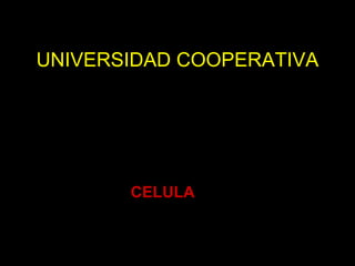 UNIVERSIDAD COOPERATIVA CELULA 
