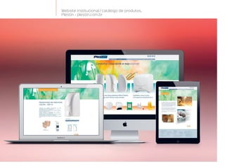 Website institucional / catálogo de produtos.
Plestin - plestin.com.br
 