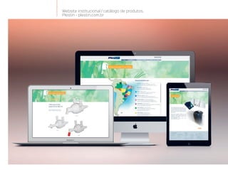Website institucional / catálogo de produtos.
Plestin - plestin.com.br
 