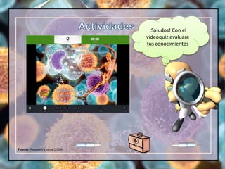 Fuente: Regueiro y otros (2009)
¡Saludos! Con el
videoquiz evaluare
tus conocimientos
 