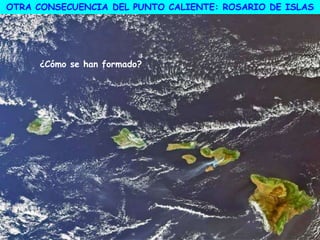 OTRA CONSECUENCIA DEL PUNTO CALIENTE: ROSARIO DE ISLAS
¿Cómo se han formado?
 