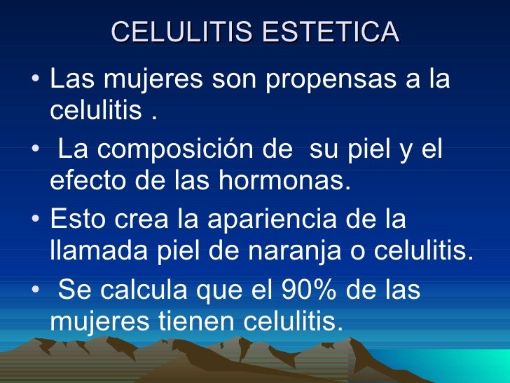 Celulitis Estetica