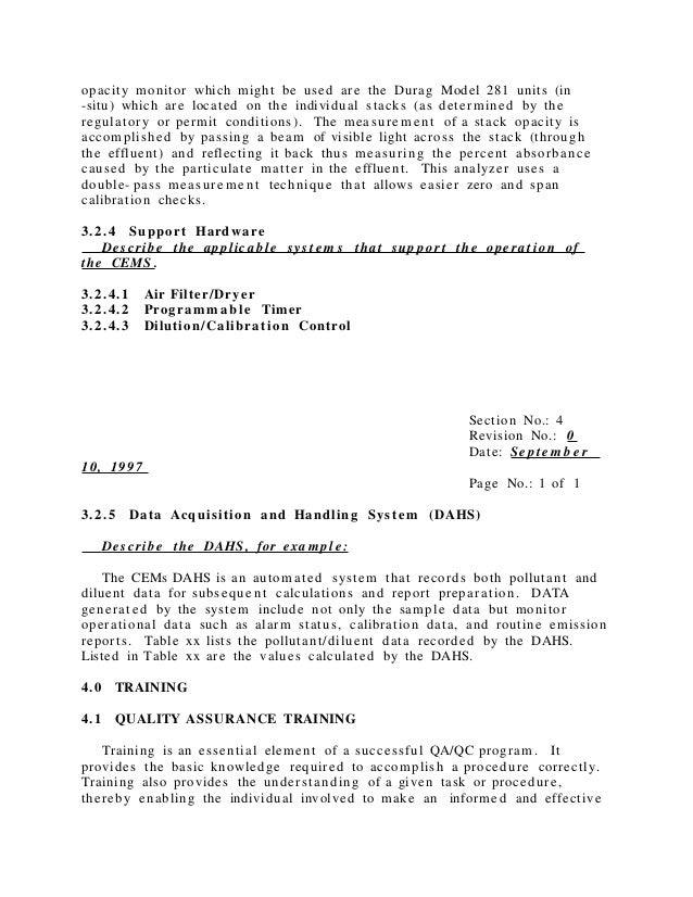 Cem com exampleqa_qc_plan