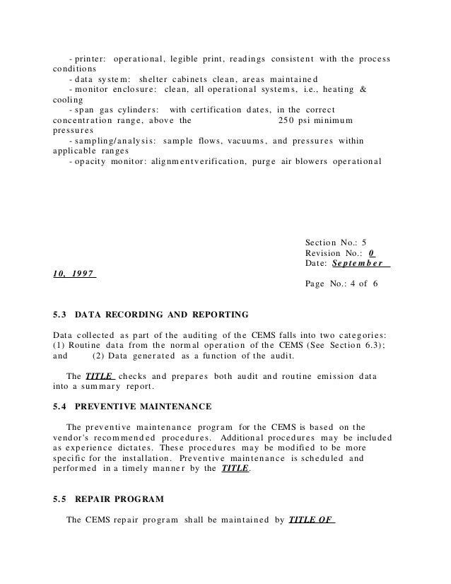 Cem com exampleqa_qc_plan