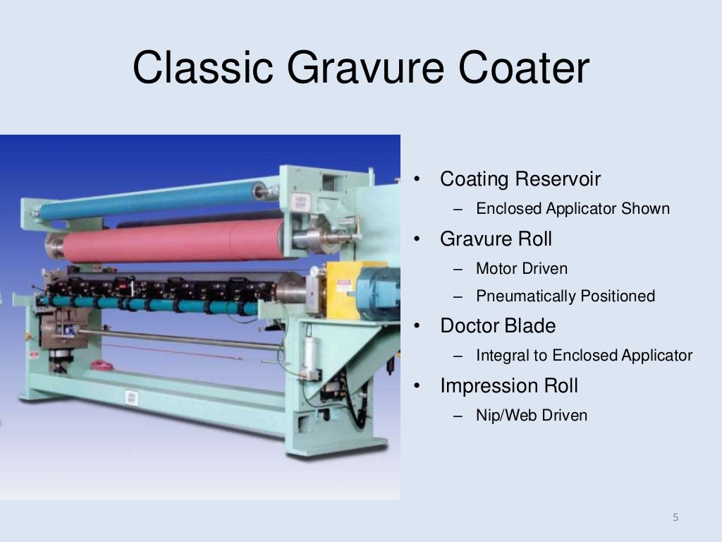 New Era Converting Machinery Gravure Coating inar