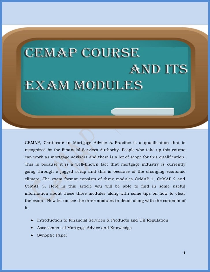 How To Get Cemap Qualification – HYUJV