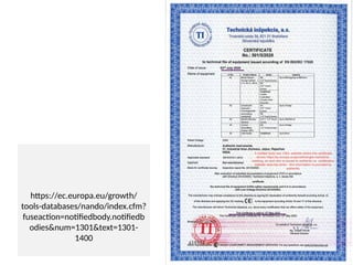 Nando Database CE mark verififiation medilux upmscl.pptx