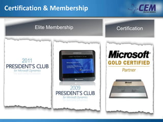 Certification & MembershipElite MembershipCertification