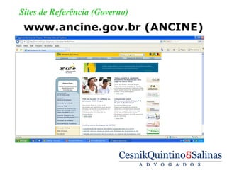 Sites de Referência (Governo)
 www.ancine.gov.br (ANCINE)
 