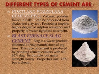 Cement | PPTX